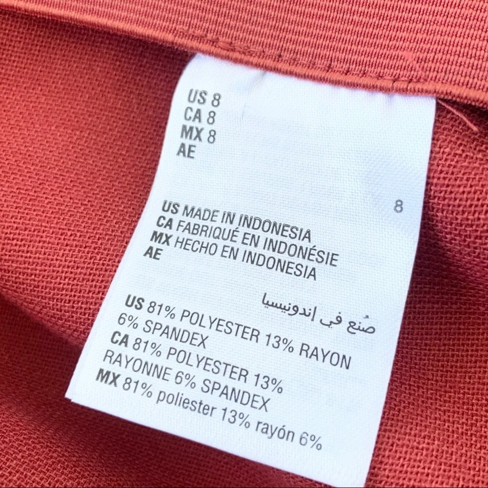 🌸New🌸 Alfani Women’s Tie Capri Pants Size 8 NWT